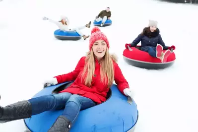 snow tubing ober mountain