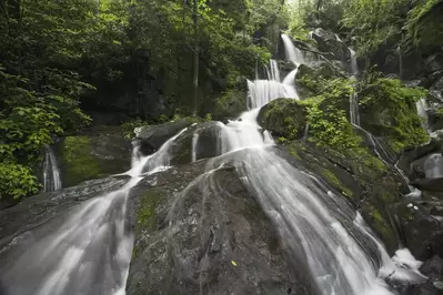 the place of a thousand drips waterfall along roaring fork motor trail