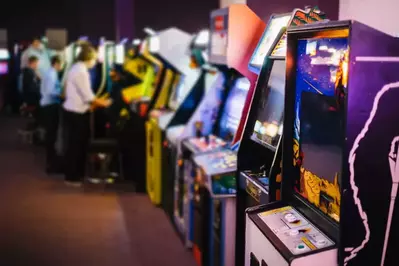 arcade with classic games