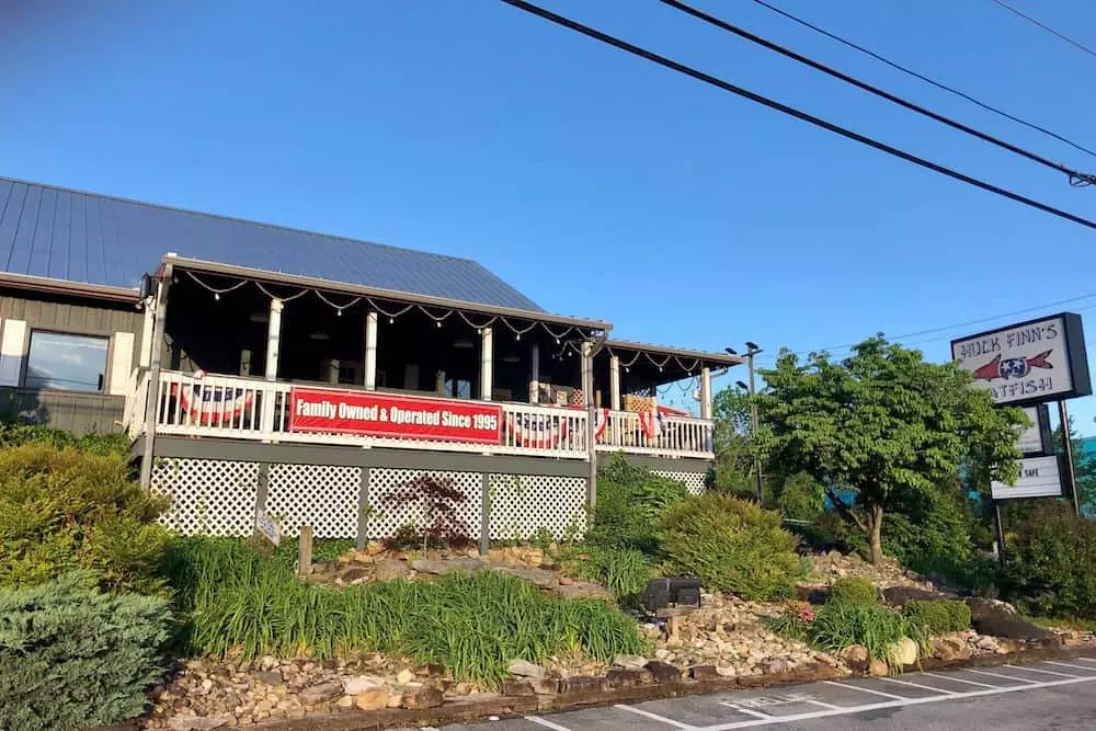 Huck Finn's Catfish Restaurant in Pigeon Forge