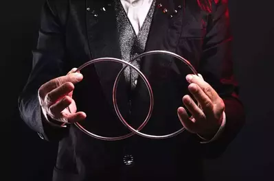 person doing a magic trick