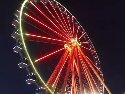 The Great Smoky Mountain Wheel at The Island in Pigeon Forge TN.