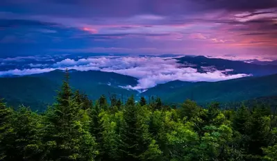 View of Great Smoky Mountains