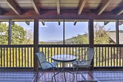 pigeon forge cabin with view