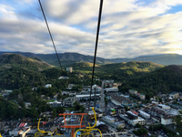 view from Gatlinburg SkyLift - one of the best things to do in gatlinburg