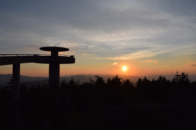 kuwohi is one of the best places to see a Smoky Mountain sunset or sunrise
