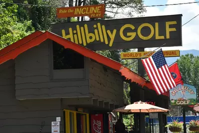 Hillbilly Golf is one of the top places for mini golf in Gatlinburg