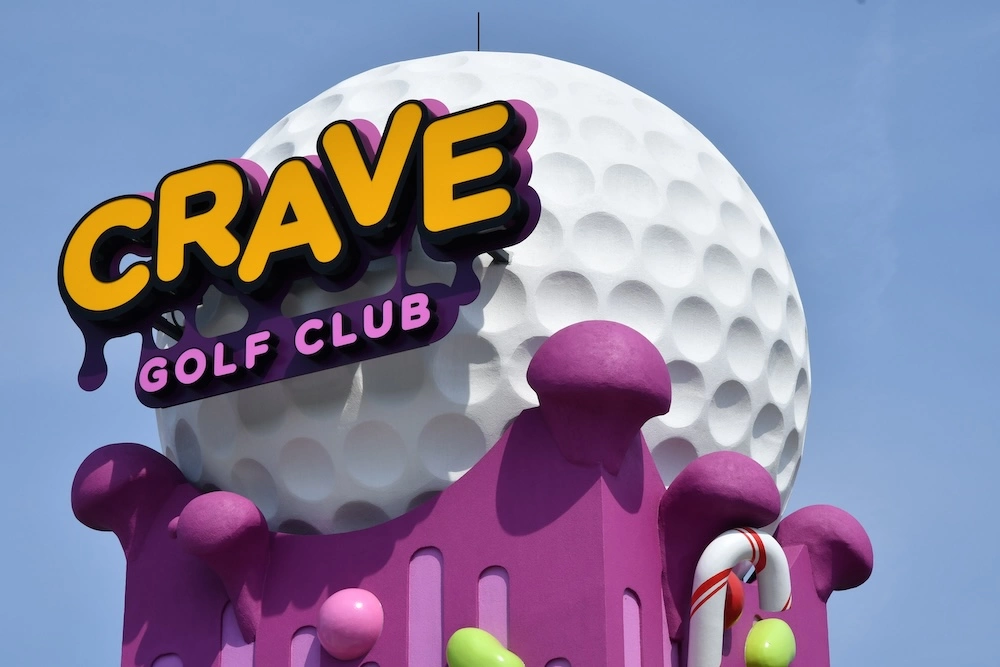 Crave Golf Club is one of the top places for mini golf in Pigeon Forge