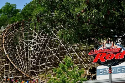 Lightning Rod is one of the top Dollywood roller coasters
