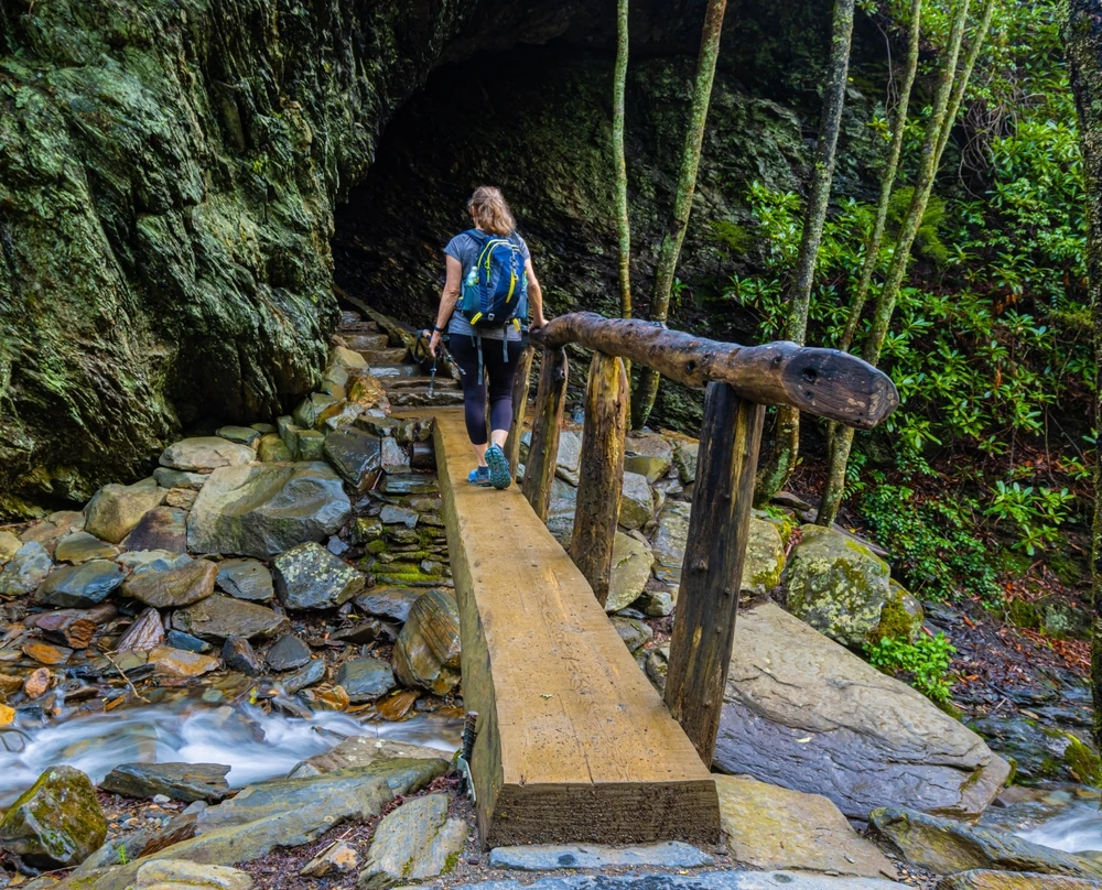 Alum Cave Bluffs - best places in the great smoky mountains to visit
