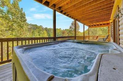 bear lake lodge is one of our Pigeon Forge cabins with hot tubs and game rooms