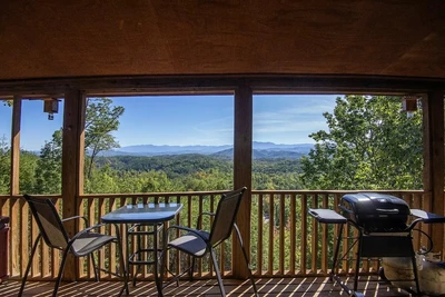 dunder mountain views cabin retreat is one of our mountain view cabins in Pigeon Forge
