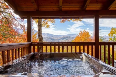 enchanted view lodge is one of our mountain view cabins in Pigeon Forge