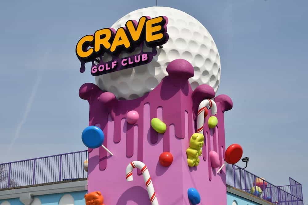 crave golf club in pigeon forge
