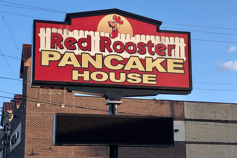 red rooster pancake house
