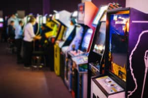 arcade with classic games