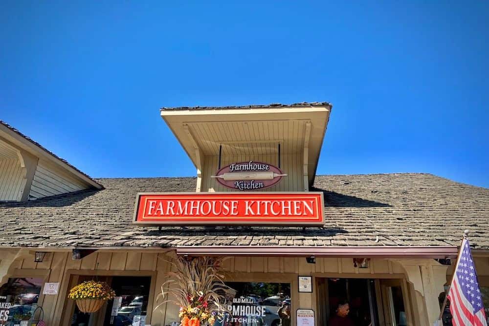The Old Mill Farmhouse Kitchen in Pigeon Forge